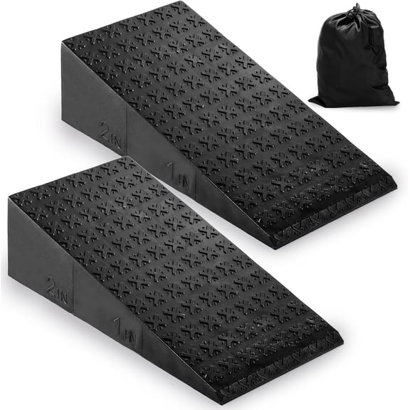 2 Pack Squat Wedge Block, Non-Slip Slant Board for Heel Elevated Squat, Stretch, Gym, Enhance Mobility and Strength Performance