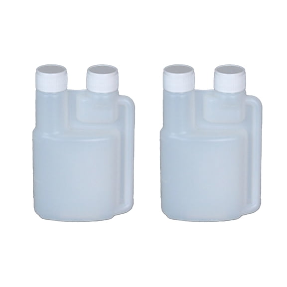 2 Pack Squeeze Shot Bottle, Plastic Flask with 8.5oz Measuring & Shot Glass, Travel Flask Set