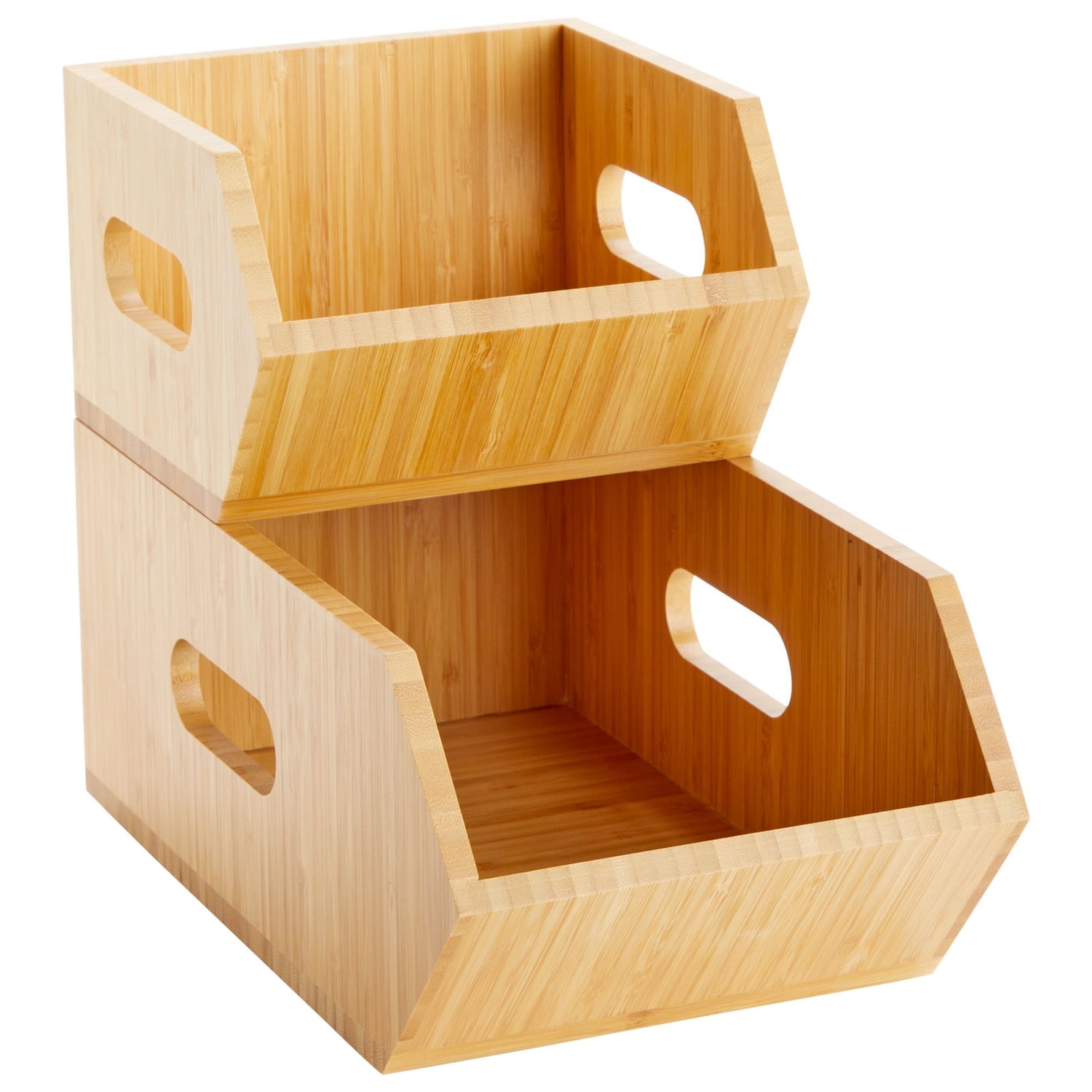 Wooden storage bins discount