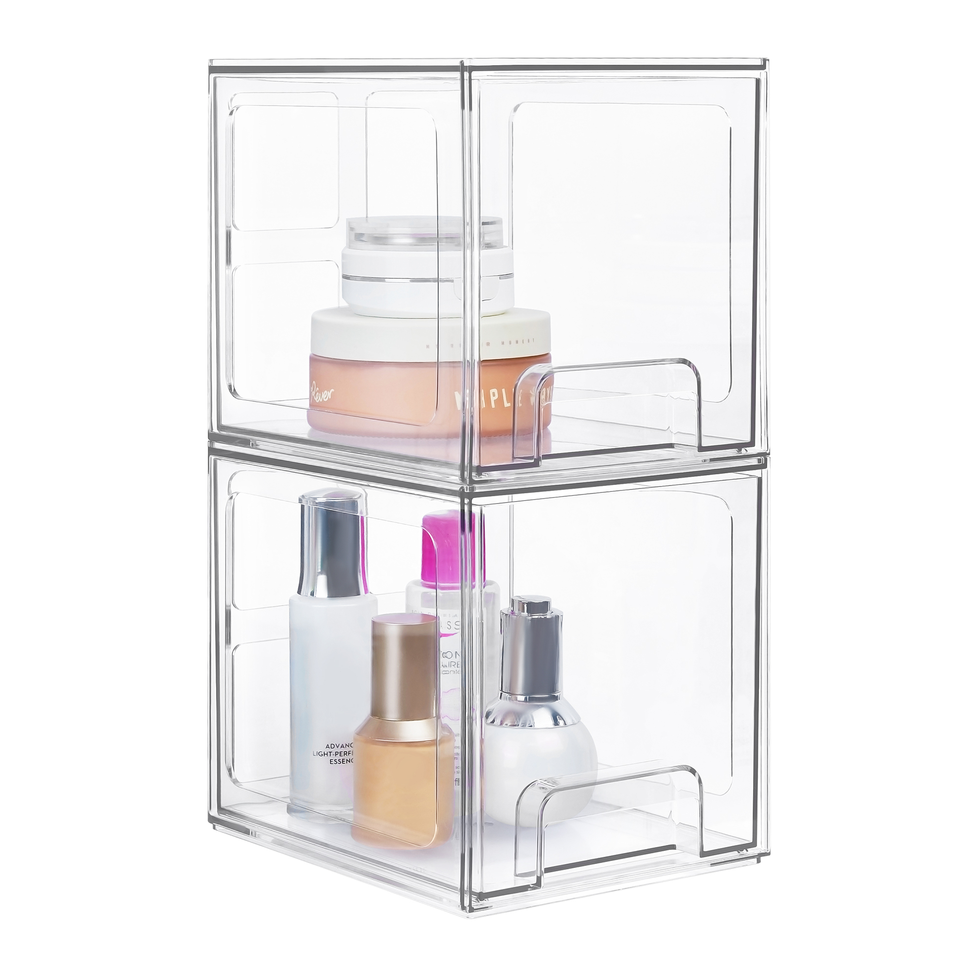 Windfall Cosmetic Makeup Organizer with Drawers, Plastic Bathroom