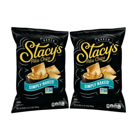 2 Pack | Stacy's Pita Chips Simply Naked (28 oz.)