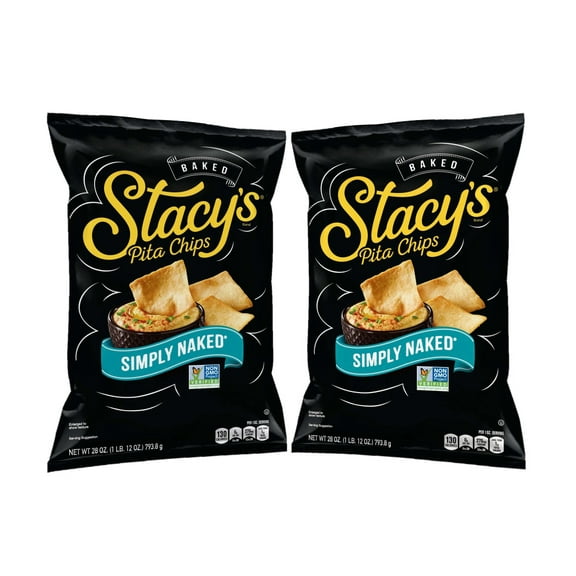 2 Pack | Stacy's Pita Chips Simply Naked (28 oz.)