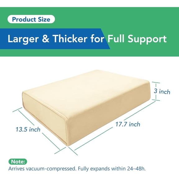 2 Pack Stadium Seat Cushion – 3'' Thick Waterproof Portable Bleacher Pad for Outdoor Games and Sports, Lightweight Foam Cushions with Handle, Removable Washable Cover