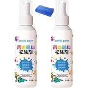 2 Pack Stain Treater Spray, Messy Stain Remover, Acrylic Paint Expulsive Agent, Laundry Spots Remover Spray Pack, Stain Remover for Removes Dirt, Oil Stains, and Paint