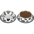 thumbnail image 1 of 2 Pack Stainless Steel Dog Bowls, Food and Water Bowls Anti Skid Stackable Pet Puppy Dishes for Small, Medium and Large Dogs, 1 of 6