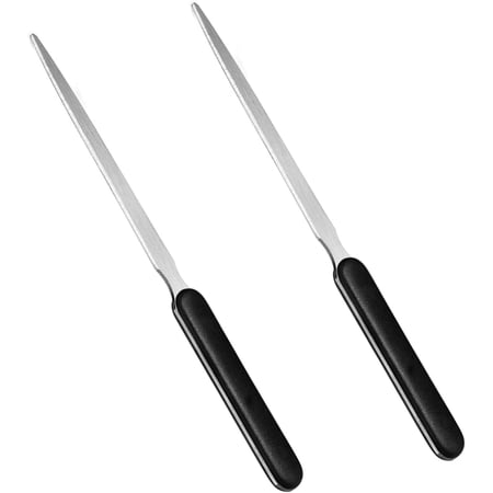 2 Pack Stainless Steel Letter Opener,Envelope Mail Letter Opener, Efficient and Easy to Open Envelopes