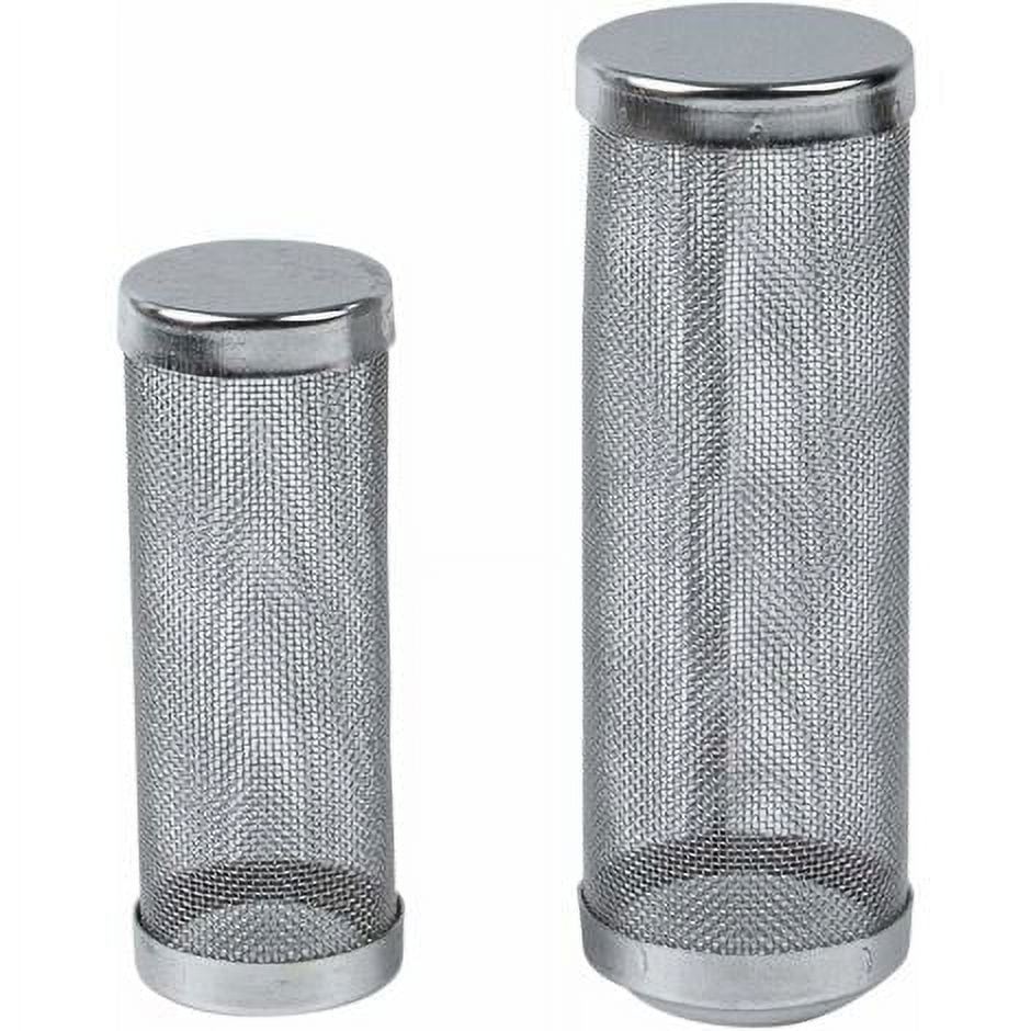 2 Pack Stainless Steel Mesh Inlet Aquarium Filter Guard Intake Cover