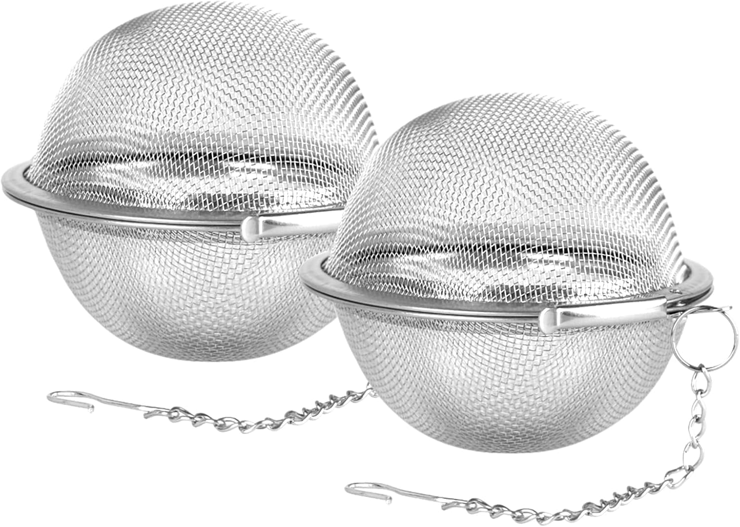 Tea Rool Filter 2 Pack Stainless Steel Mesh Tea Ball Tea Filter Tea Infuser Filter ...