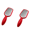 thumbnail image 1 of 2 Pack Stainless Steel Mini Grater Cheese Garlic Nutmeg Chocolate 5"  by Dependable Industries, 1 of 6