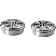 2-Pack Stainless Steel Mosquito Coil Holder   Portable Spiral Incense Burner for Zampirone And Outdoor Mosquito Repellent