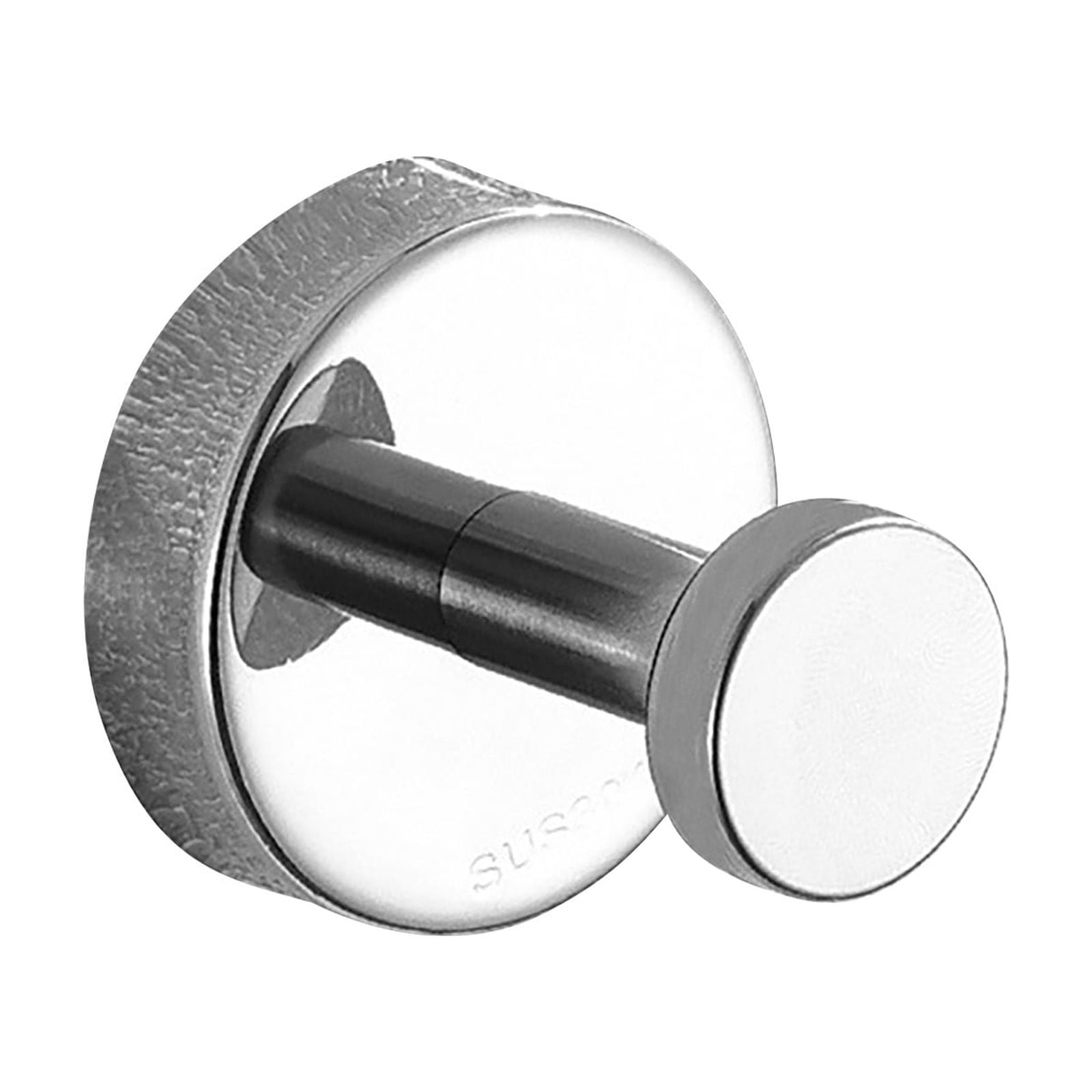 2 Pack Stainless Steel Shower Suction Hooks, Removable Bathroom Shower ...