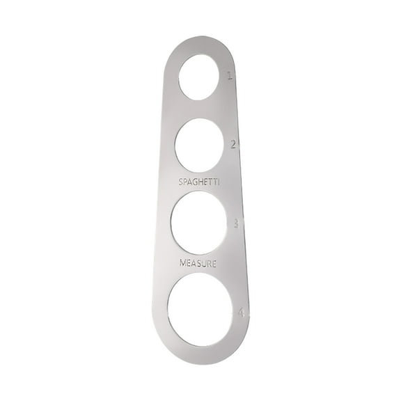 2 Pack Stainless Steel Spaghetti Measure Tool - Quick Pasta Measuring Tool with 4 Serving Pasta Measuring Portion Control Gadgets for Kitchen Cooking(1PC)