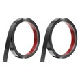 thumbnail image 1 of 2 Pack Stainless Steel Wall Molding Trim, 10Ft x 0.59 Inch, Peel and Stick Metal Trim, Self-Adhesive Mirror Trim, Mirrored Black, 1 of 7