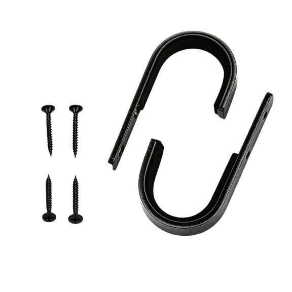 2 Pack Stainless Steel Wall Mounted Bow Hooks, Black  Heavy Duty Archery Bow Hanger for Compound, Recurve, Longbow  Garage, Workshop, Hunting Gear Storage Rack