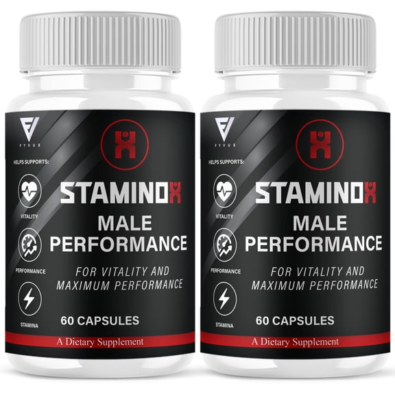 (2 Pack) Staminox Wellness Support Premium Supplement (120 Capsules)