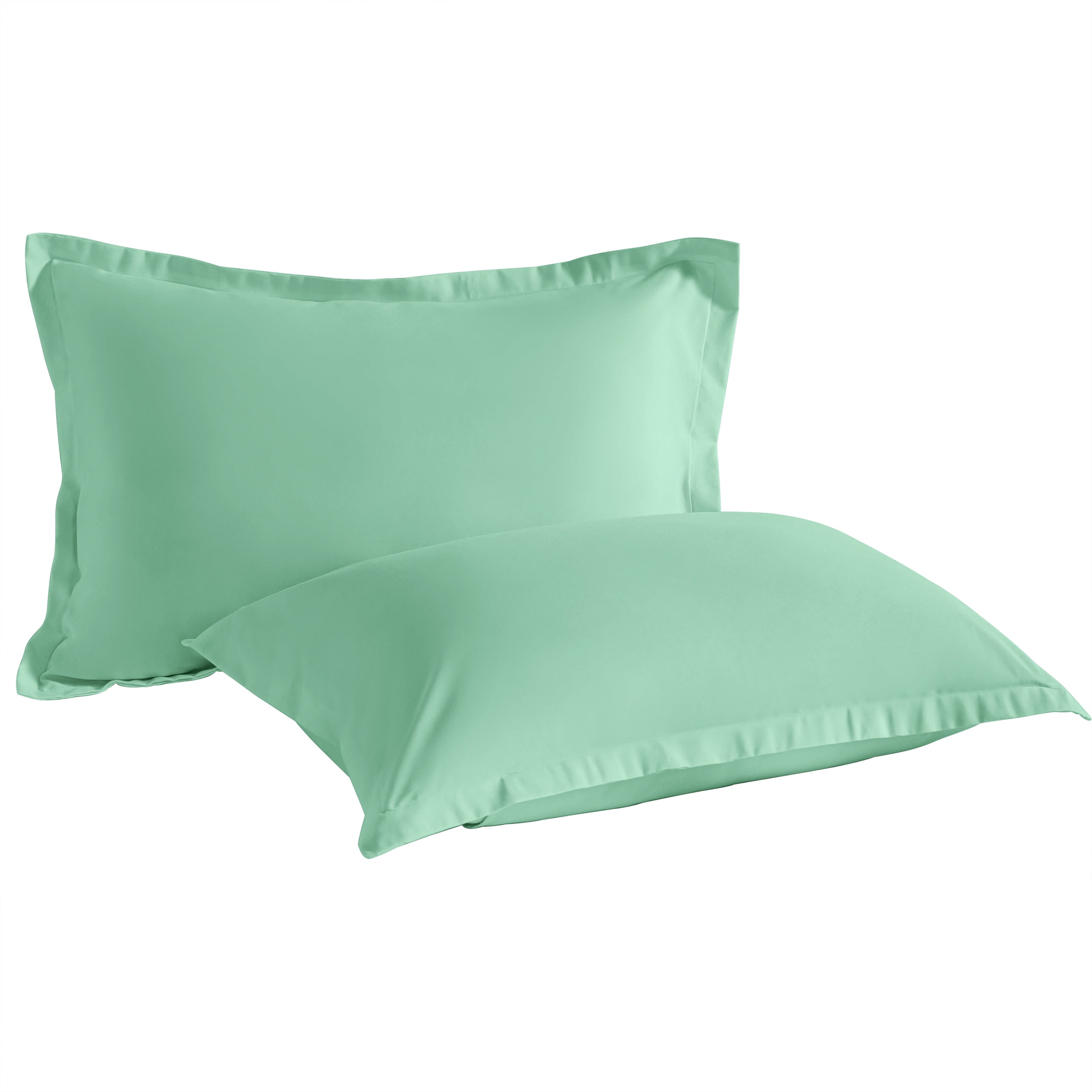 Standard Sham 2 Pack Standard Brushed Microfiber Pillow Shams with 2