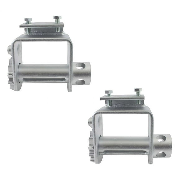 2 Pack Standard Sliding Bolt on Winch - 5,500 lbs WLL Durable Zinc Coated Steel Bolt-On Winch Application upto 4 Inch Wide