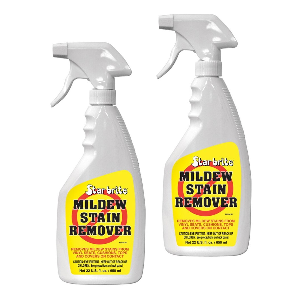 2Pack Star Brite Mildew Stain Remover 22oz Good for Vinyl Seats and