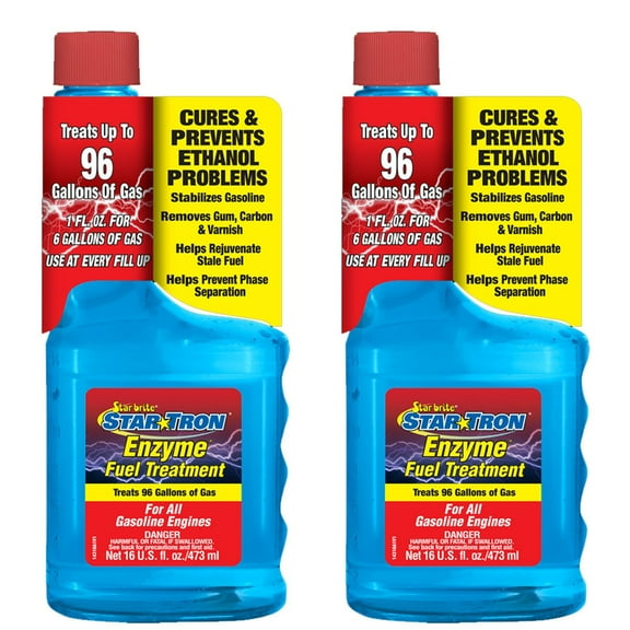 2-Pack Star Tron SEF Gasoline Additive 16oz Classic Gas Formula Star Brite 14316