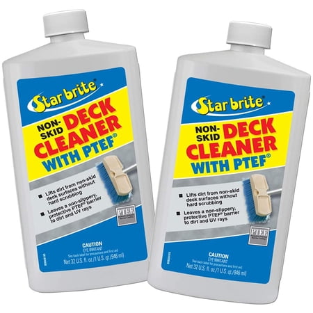 2 Pack Starbrite Non-Skid Deck Cleaner With PTEF Protection 32 oz 85932