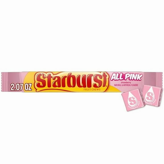 2-Pack Starburst Fruit Chews, Strawberry, 2.07 Oz
