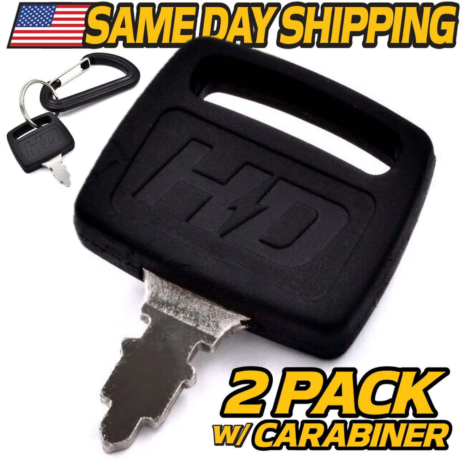 (2 Pack) Starter Ignition Switch Key Fits Simplicity & Snapper Mower Tractors