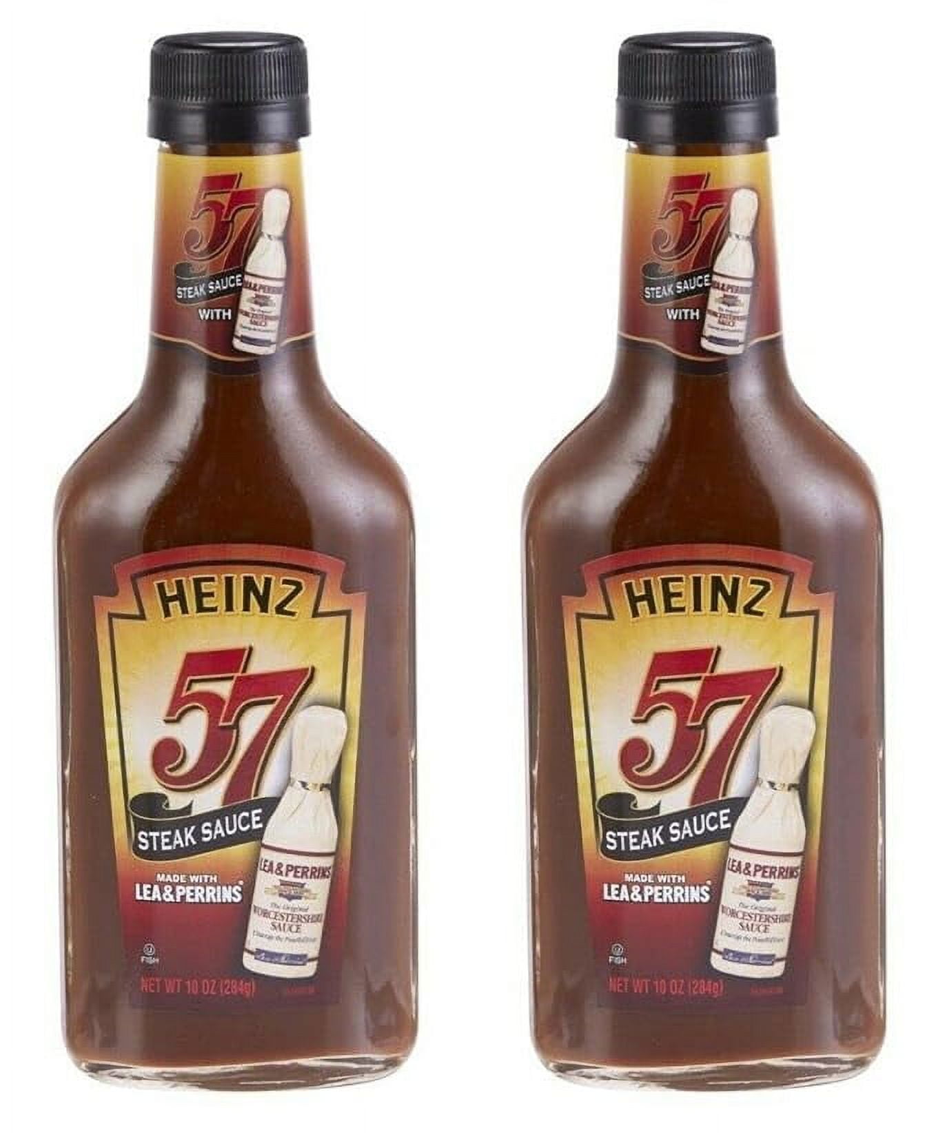 2 Pack Steak Sauce Heinz 57 with Lea & Perrins Worcestershire Sauce