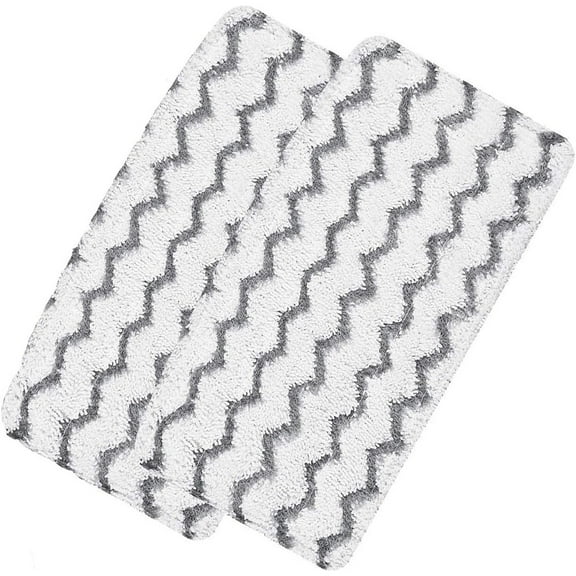 2-Pack Steam Mop Pads Compatible with Shark Steam Mop S1000 S1000A S1000C S1000WM S1001C Series, Microfiber Steam Mop Replacement Pads, Washable Reusable Dirt Grip Steam Cleaner Pads