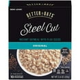 thumbnail image 1 of 2 Pack , Steel Cut Classic Oatmeal With Flax, 10 Ct Box, 1 of 1