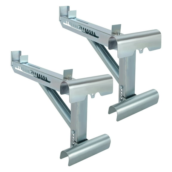 2 Pack Steel Ladder Jack for Working Stage High-Strength Load-Bearing Brackets for Ladders 661.39lbs Working 20 inch Stage