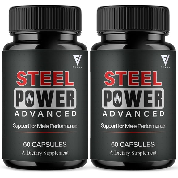 (2 Pack) Steel Power Advanced Performance Supplement, Steel Power (120 Capsules)