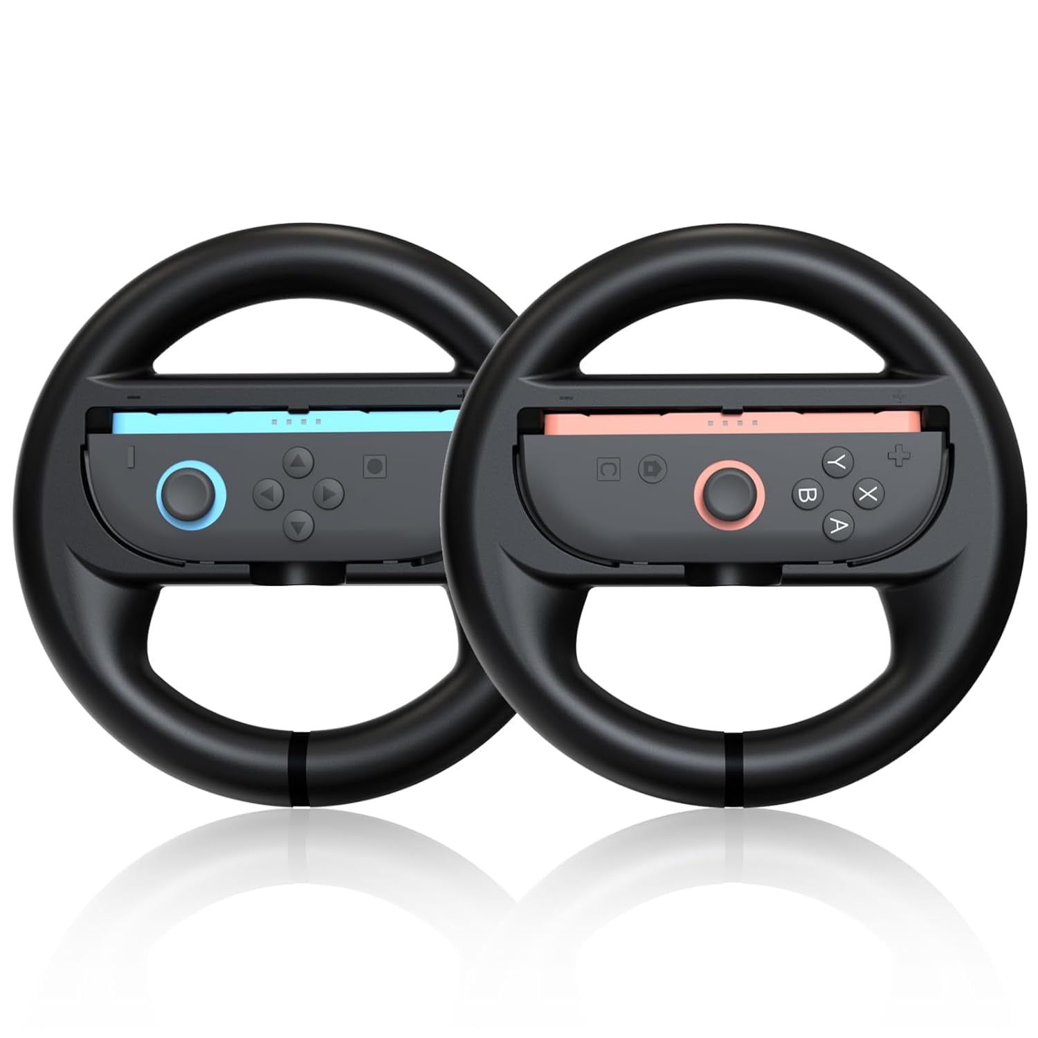 2 Pack Steering Wheels for Switch 2, Switch 2 Steering Wheel Compatible ...
