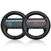 2 Pack Steering Wheels for Switch 2, Switch 2 Steering Wheel Compatible with Switch Racing Games, Steering Wheel for NS Switch 2 Joy Con Controller