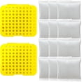 thumbnail image 1 of 2 Pack Stick On Deodorizing Box, 12 Pack Odor Removing Refills for Trash Can, Activated Charcoal Odor Eliminator for Indoor Kitchen Trash/Diaper Pails/Wardrobe/Shoe Cabinet (Yellow), 1 of 6