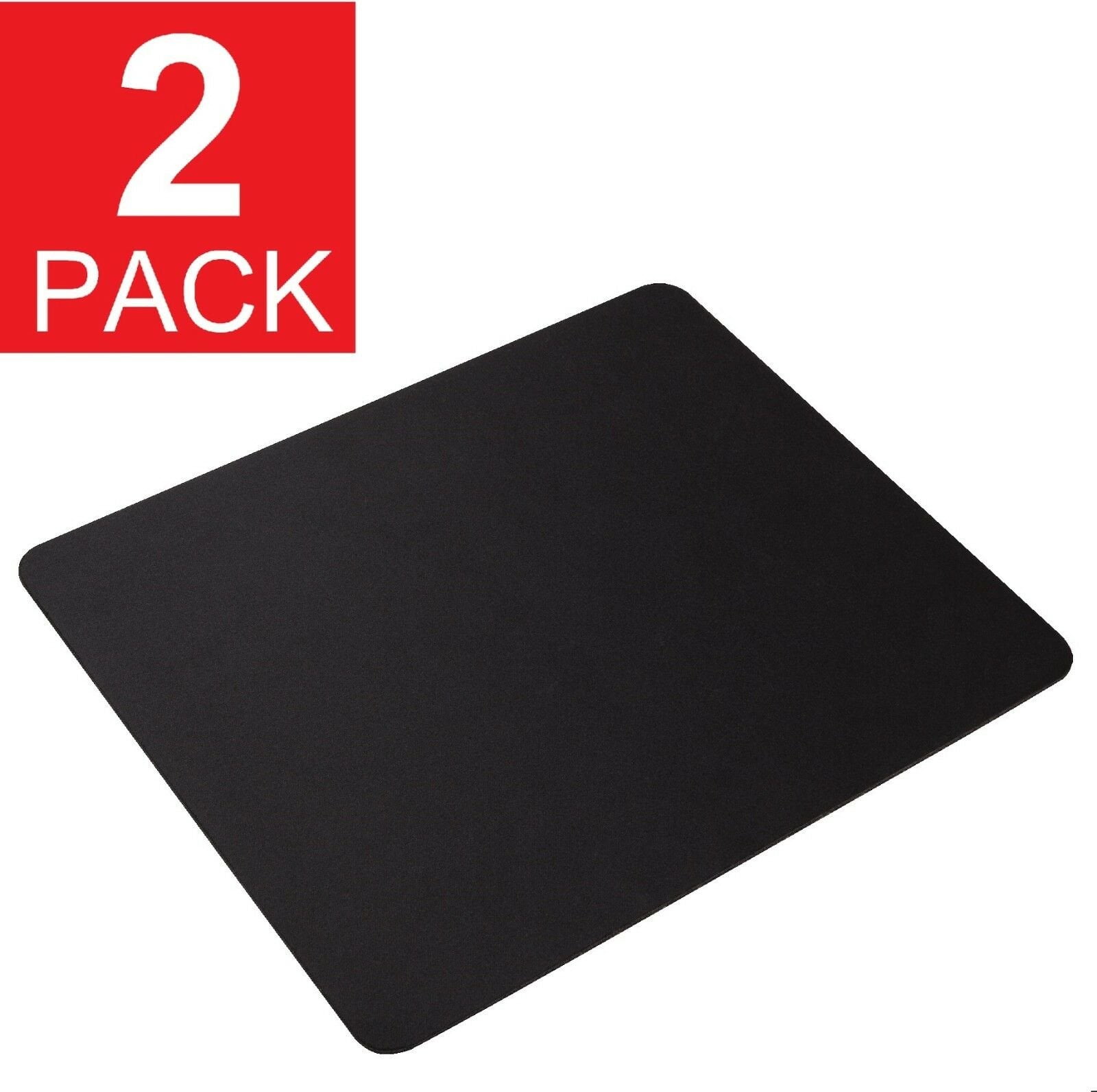 2Pack Stitched Soft Non Slip Rubber Mat Mouse Pad Laptop Computer PC