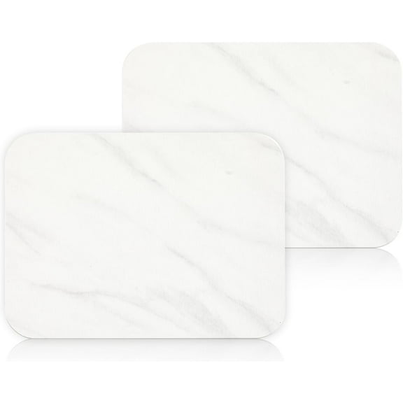2 Pack Stone Dish Drying Mat for Kitchen Counter, Heat Resistant, Fast Dry, Super Absorbent Dish Drying Mat, Eco-Friendly Diatomaceous Earth Mat with Non-Slip Pad, Sand Tool