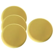 2 Pack Stool Covers Round Bar Chair Covers Washable Bar Stool Cushion Slipcover Polyester Elastic Stretch Chair Seat Cover for 11.8-17.7 Inch Yellow