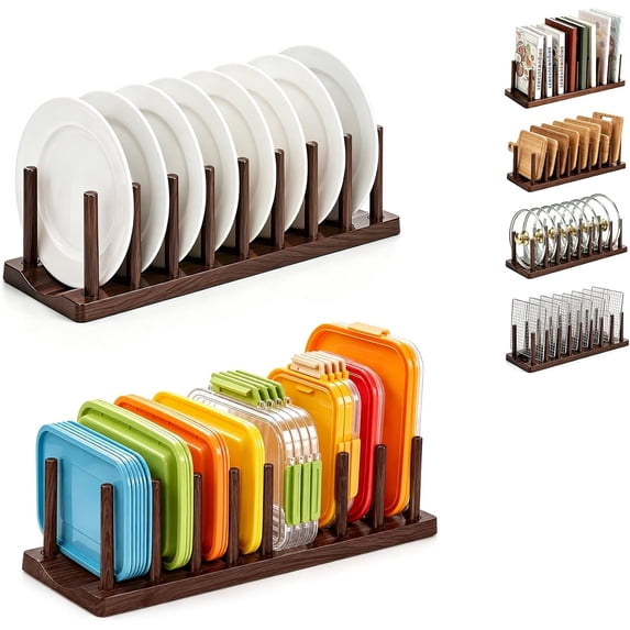 2 Pack Storage Container Lid Organizers 14