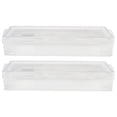 thumbnail image 1 of 2-Pack - Storage Studios Super Stacker Pencil Boxes-Clear, 1 of 1