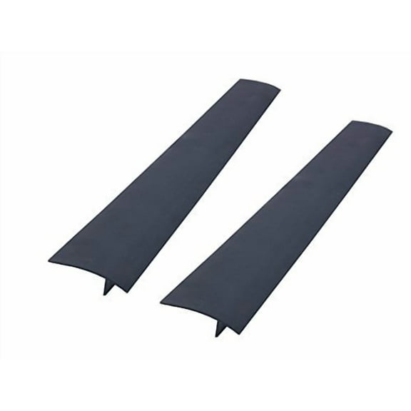 2 Pack Stove Counter Gap Covers,Premium Heat Resistant Silicone Seals Spills Between Counters,Stovetops,Dishwashers,Washers,Dryers (Black)