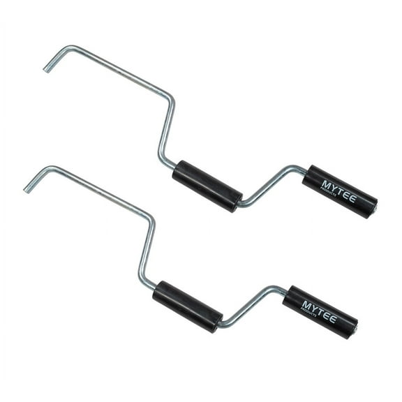 2 Pack Strap Winder for Flatbed Trailer Winches - Black Quick Hand Strap Roller for Truckers - Winch Strap Winder for Winding - Flatbed Accessories