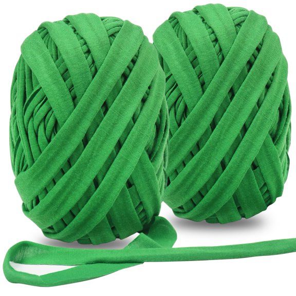 2 Pack Stretchy Green Cloth Twine for Plant Support 196ft