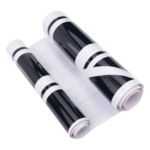 2 Pack Stripe Graphic Vinyl Decal Kit for RV Caravan Travel Trailer Black 90x6 Inch Custom Side Sticker Set DIY Vehicle Wrap Decoration