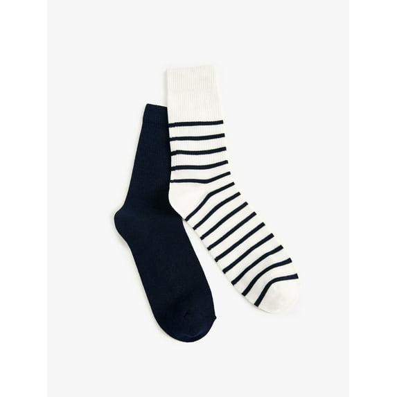 2-Pack Striped Socket Socks