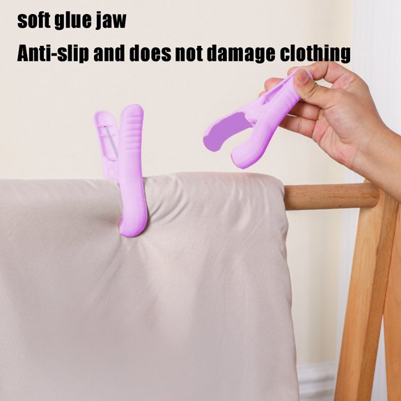 2-Pack Strong Grip Multi-Purpose Clamps - Versatile Kitchen and Home Clips for Organizing and Securing Items