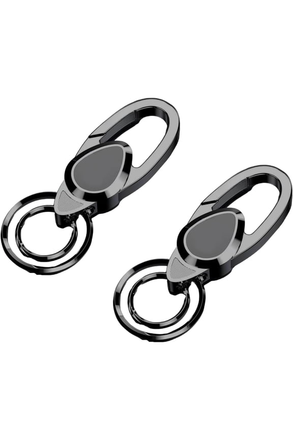 2 Pack , Sturdy Key Ring,Clip Holder Organizer for ,