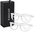 thumbnail image 1 of Aqulius Safety Glasses - Anti-Fog Eye Protection for Shooting - Scratch-Resistant Safety Glasses for Men - Protective Eyewear for Women - 2-Pack, Medium, Clear, 1 of 3