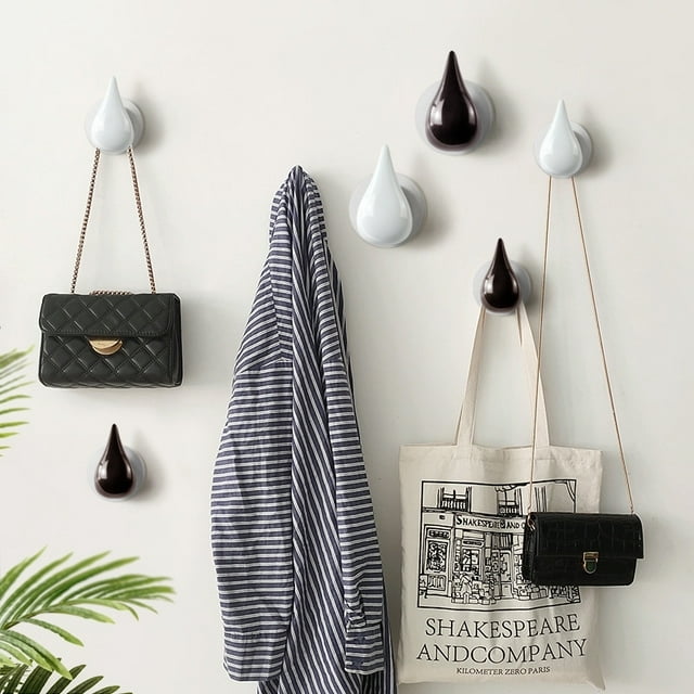 2 Pack Suction Cup Hooks for Shower, Bathroom, Kitchen, Tile Loofah