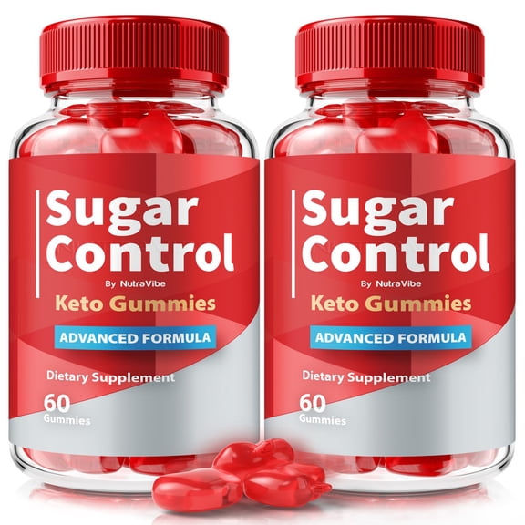 (2 Pack) Sugar Control Original Formula with a Clean Blend to Support Healthy Circulation, Natural Energy & Balanced Levels | Just 2 Easy-to-Chew Gummies Daily (120 Gummies)