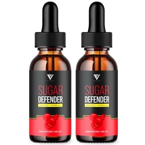(2 Pack) Sugar Defender Drops Maximum Strength Formula Supplement for Health and Wellness Reviews SugarDefender (120 ML)